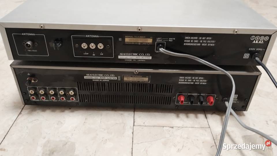 Akai AMU210 i Akai ATK110 Wieże i miniwieże Poznań