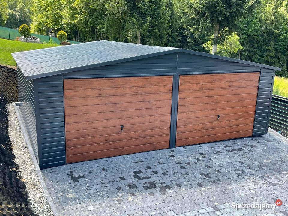 Garaż blaszany 7x6 Wzmocniony PROFILAMI Sprzedaż Bydgoszcz
