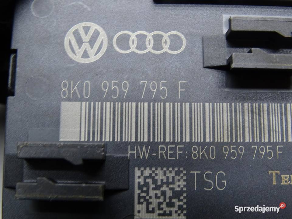 MODUŁ STEROWNIK DRZWI PRAWY TYŁ TYLNY 8K0959795F osobowe małopolskie