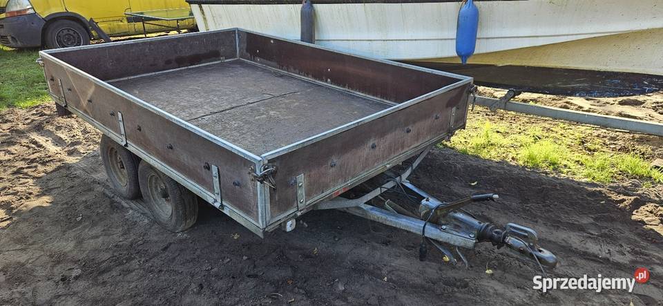 Przyczepa Brenderup 2 osiowa DMC 1000 burtowa Do samochodów osobowych Barlinek