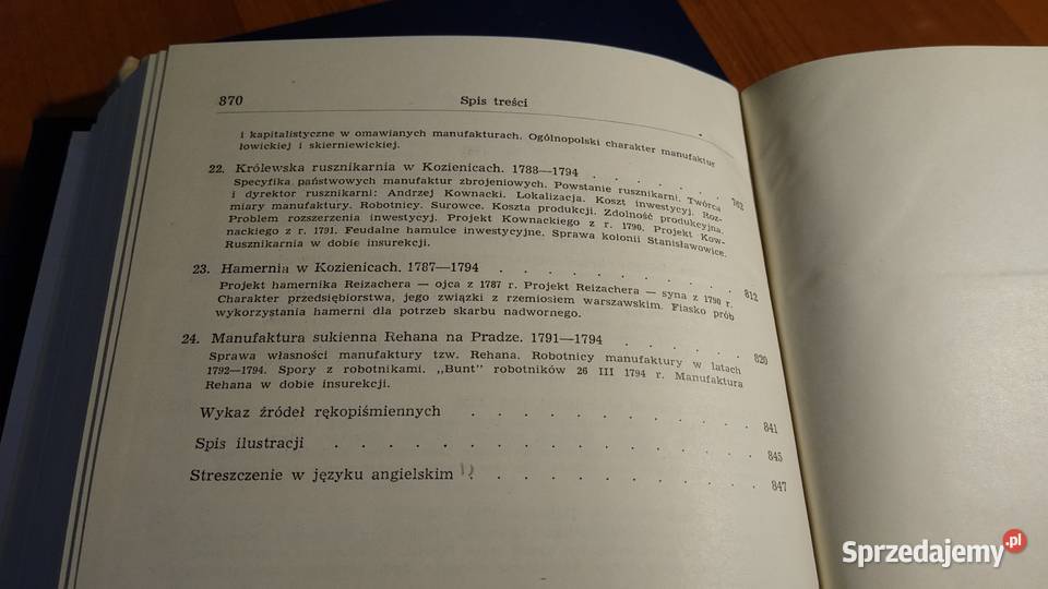 Szkice o manufakturach w Polsce XVIII wieku Rok wydania 1956 Książki naukowe i popularnonaukowe Gdańsk