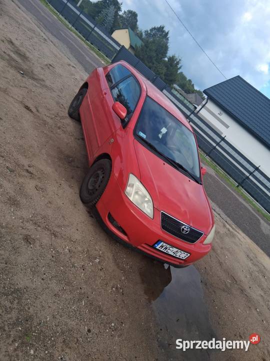Toyota Corolla 16 Rok produkcji 2002 mazowieckie Orzełek