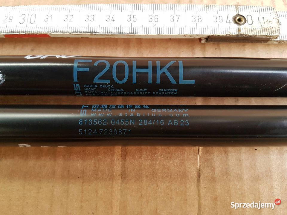 BMW 1 120 F20 f21 LIFT amortyzatorki klapy siłowniki, teleskopy Legnica