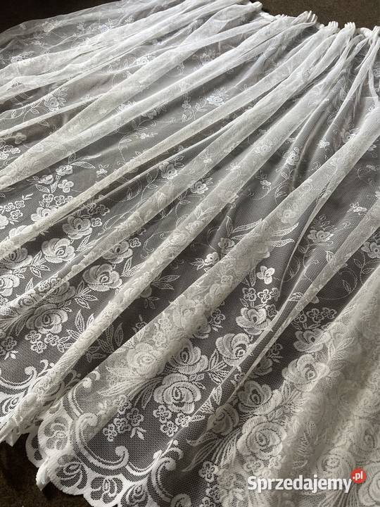 Firanka biała woal woal