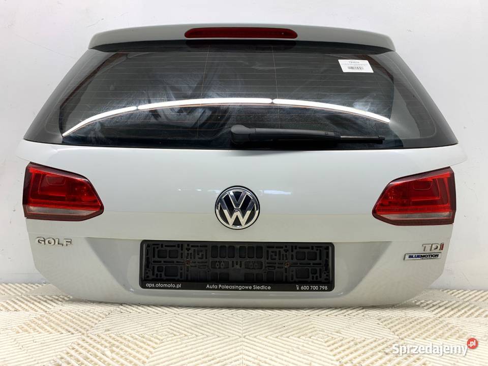 KLAPA TYŁ VW GOLF VII Kombi Pure White TYLNA osobowe podkarpackie