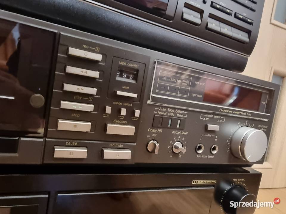Unikat deck magnetofon technics M258R ładny Poznań