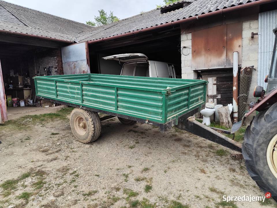 Przyczepa jednoosiowa nieuszkodzony