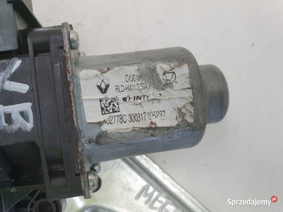 Renault Megane IV PODNOŚNIK SZYBY lewy tył Rudka sprzedam
