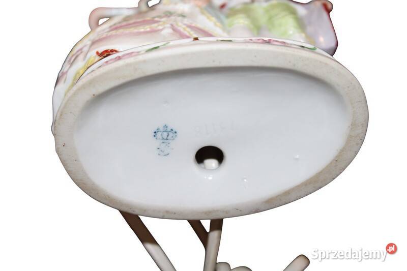 Lampka Sitzendorf lata 20te XX w 749 Szczecin sprzedam