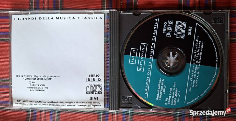 I Grandi Della Musica Classica Bethoven 3CD