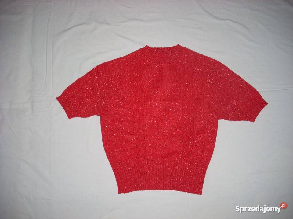 Super Sweter ze złotą nicią 36 38 Rozmiar 38(M) Swetry i golfy