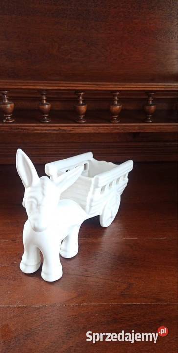 Figurka osiołka z wózkiem Pereiras Made in