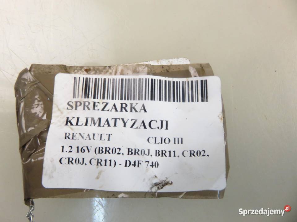 KOMPRESOR KLIMATYZACJI RENAULT CLIO III 12 osobowe małopolskie