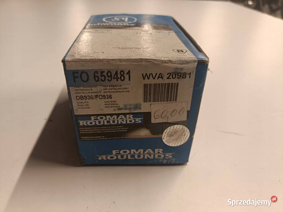 Ford Scorpio Sierra TYLNE KLOCKI HAMULCOWE tył Klocki hamulcowe Chełm