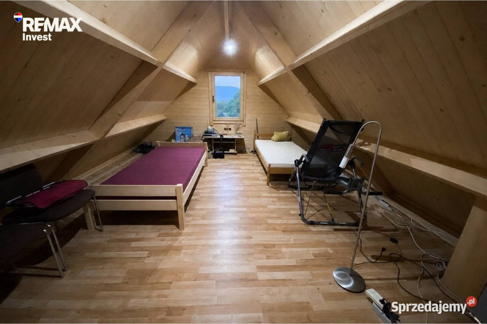 Drewniany domek z widokiem na góry 2123m2 sprzedam