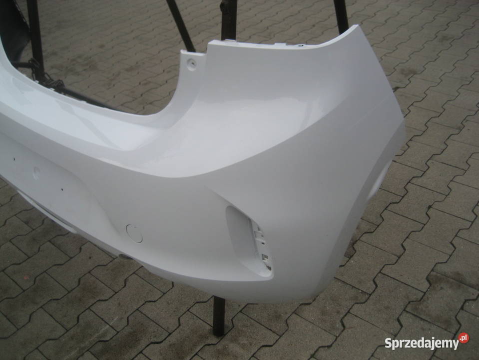opel corsa f 1923r zderzak tył bez pdc biały