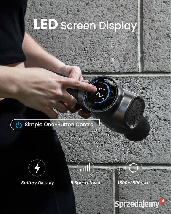 RENPHO pistolet do masażu z Bluetooth Jaworzno