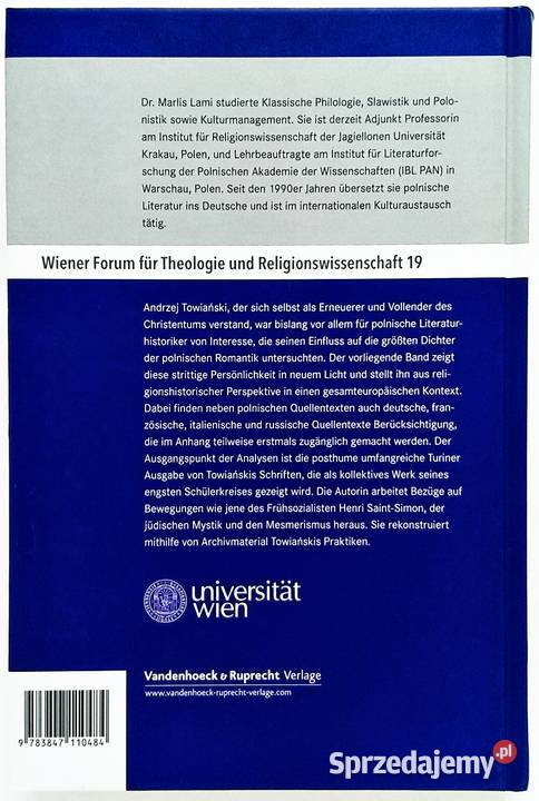 Andrzej Towiański 17991878 Ein religioeser ISBN 9783847110484 Kraków sprzedam