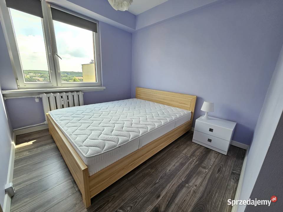 Łóżko MEZO 160200 ze stelażem Black Red White Łóżka i materace Kraków