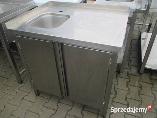 Zlew Gastronomiczny 1 Komorowy Drzwi Otwierane