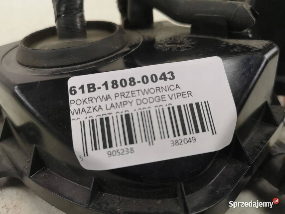 POKRYWA PRZETWORNICA WIĄZKA LAMPY DODGE VIPER