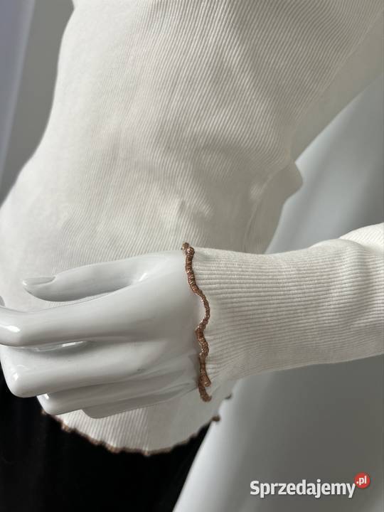 Bluzka damska bawełniana M bluzka prążek basic Moda i Styl Wyszków