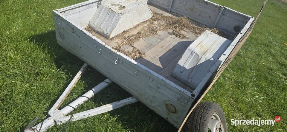 Przyczepka samochodowa bez papierów sprawna Borek Stary sprzedam