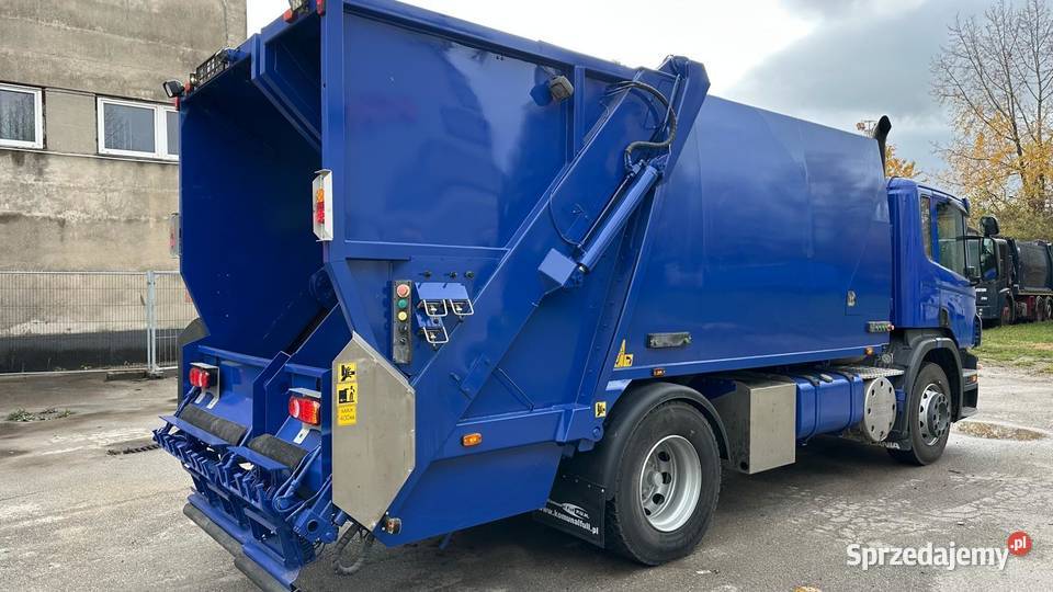 SCANIA P 230 śmieciarka 14 m3 NTM 2 k Nowiny