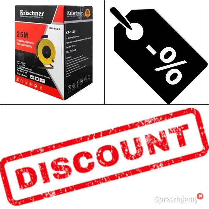 Przedłużacz bębnowy 25 m Szczecin