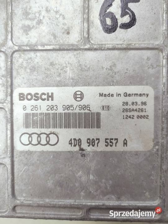 AUDI A8 D2 9499 STEROWNIK KOMPUTER SILNIKA osobowe Przemęt