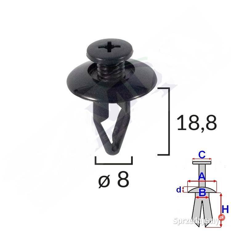 Kołek rozporowy Kia Mazda Mitsubishi Nissan 10 Szczecin sprzedam