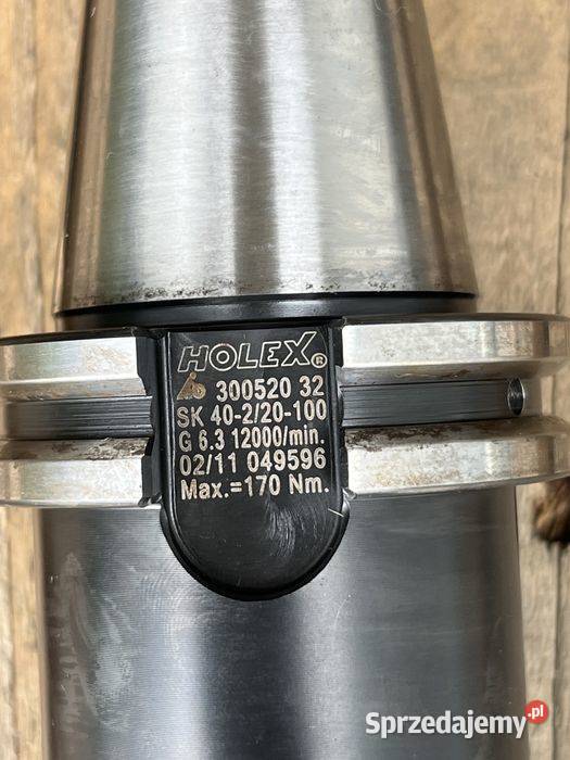 Oprawka HOLEX SK40 gwintownik maszynowy M16 Tuliszków sprzedam
