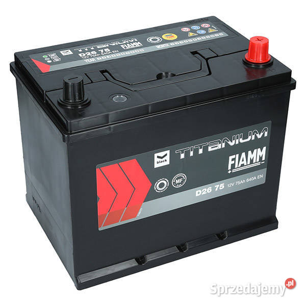 Akumulator Fiamm Black 12V 75Ah 640A P JFTP75 dolnośląskie Jelcz-Laskowice