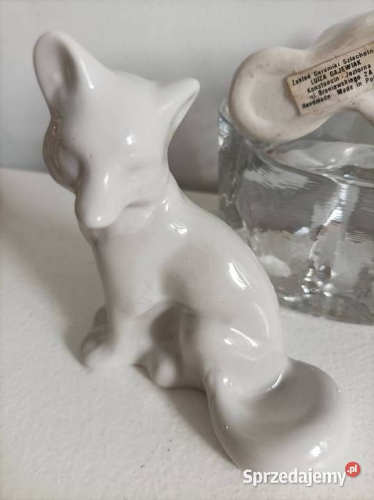 Ceramiczne lisy PRL Dzierżoniów sprzedam