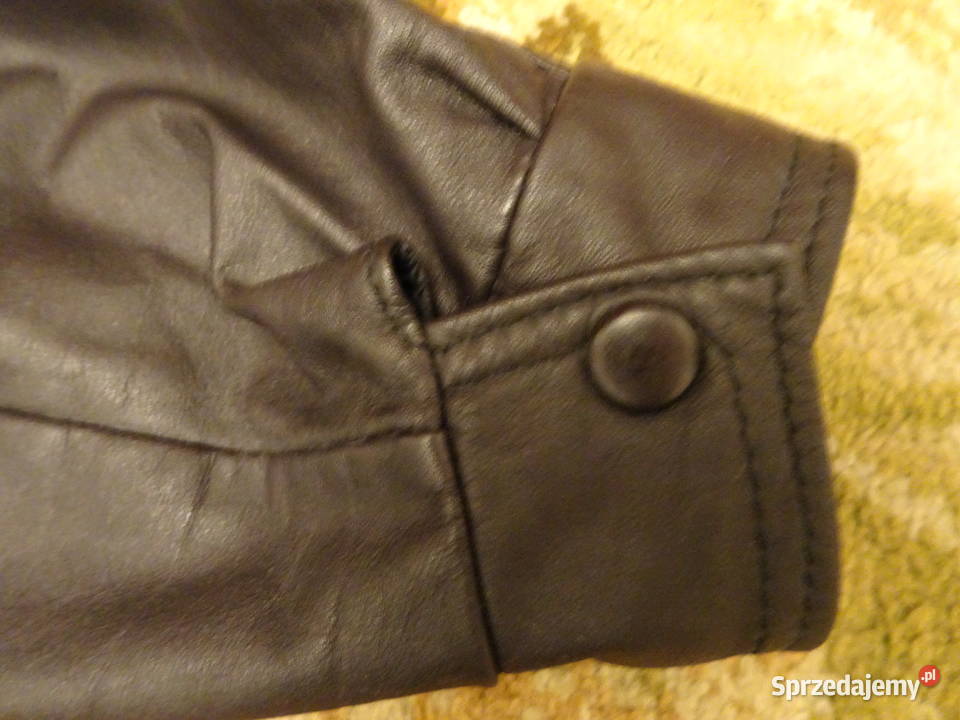 czarna skórzana kurtka męska XXL Warszawa sprzedam