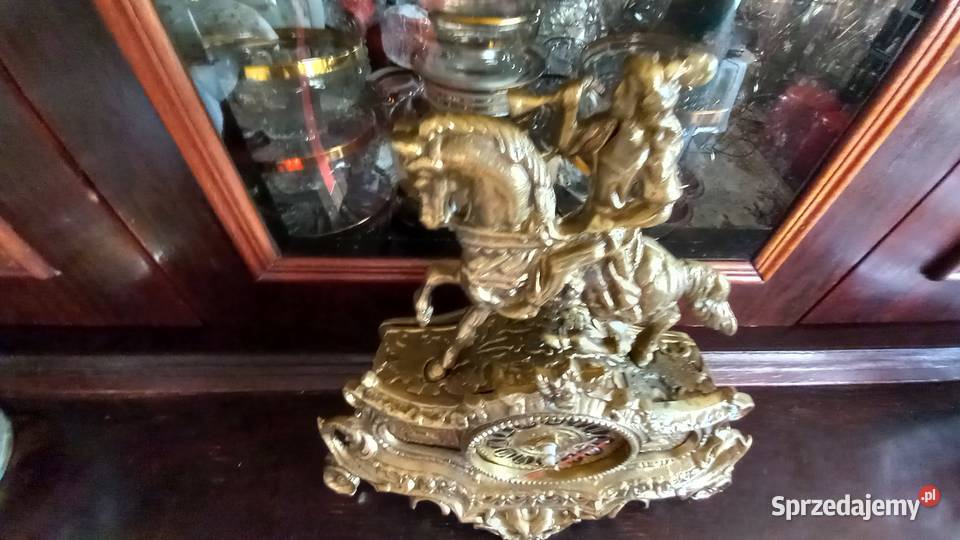 Stary mosiężny zegar Warszawa sprzedam