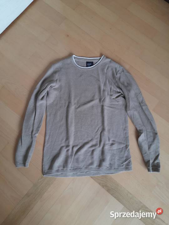 Sweter męski House Regular rozmiar S brązowy brązowy/beżowy Odzież codzienna Krotoszyn