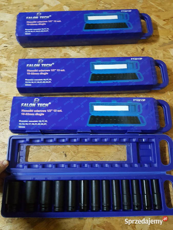 Nasadki udarowe sześciokątne długie 78mm 12 Głogowa