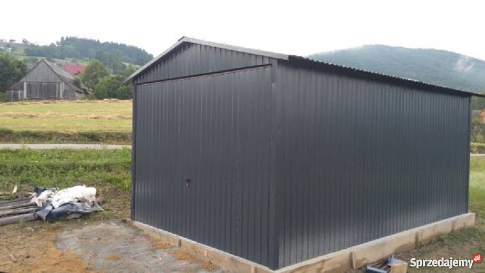 Garaż Blaszany 4x8 Garaże Blaszane Hale Wiaty Gostyń