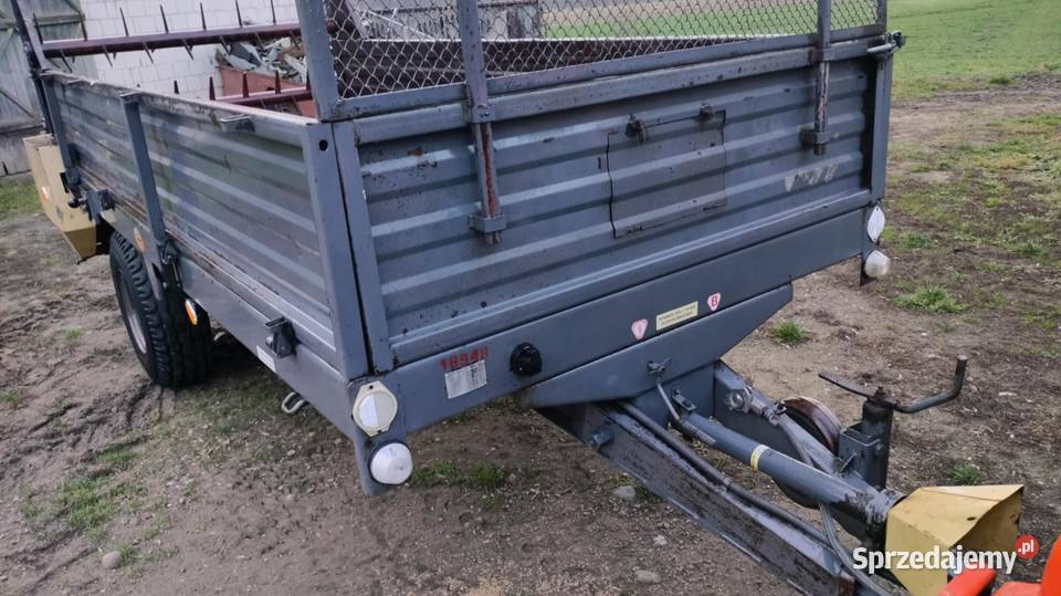 Rozrzutnik obornika jednoosiowy czarna