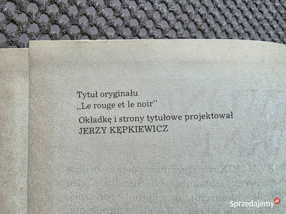 Stendhal Czerwone i czarne Kraków