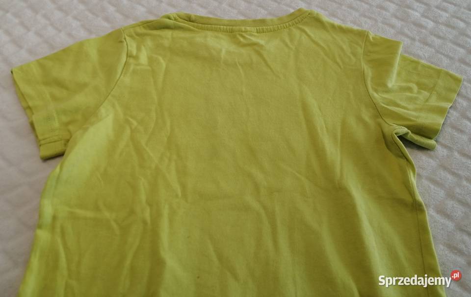 Koszulka krótki rękaw żółta krokodyl 104 Odzież Rozmiar 104 Czeladź