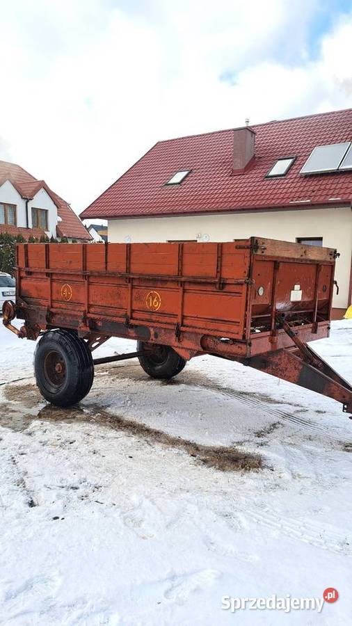 Rozrzutnik obornika 4ton ruski oryginał okazja Parczew