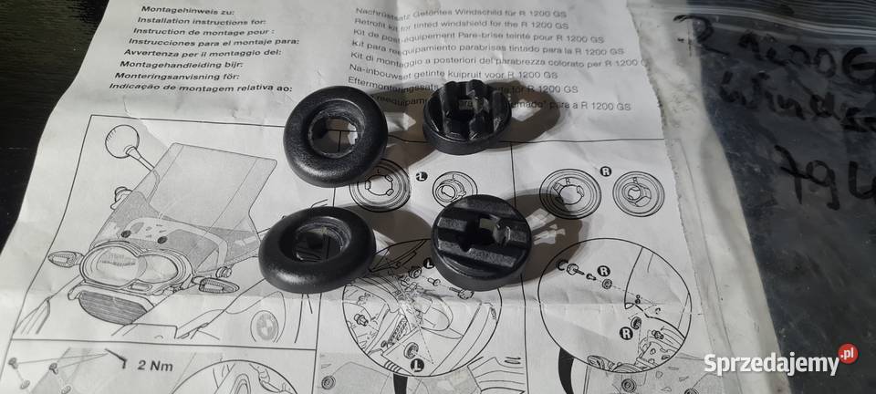 BMW R1200 GS mocowania szyby spinki Warszawa