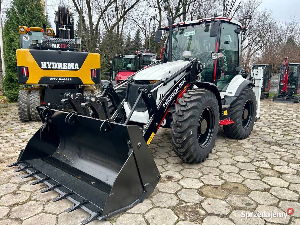 Nowa koparkoładowarka HIDROMEK HMK102S SUPRA Klimatyzacja Łódź