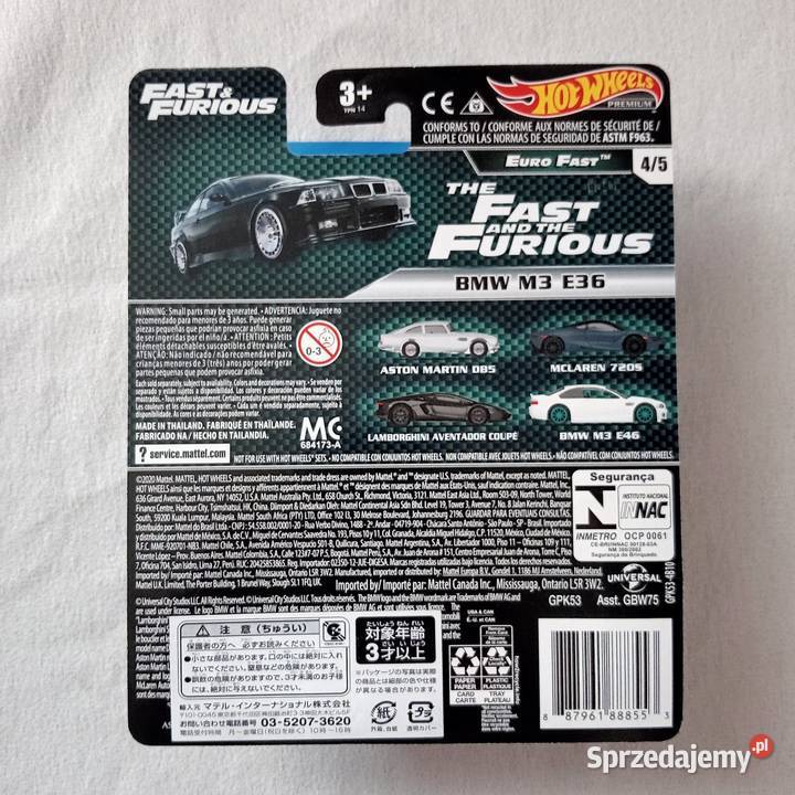 Hot Wheels Premium 92 BMW M3 BMW E36 stan sprzedam