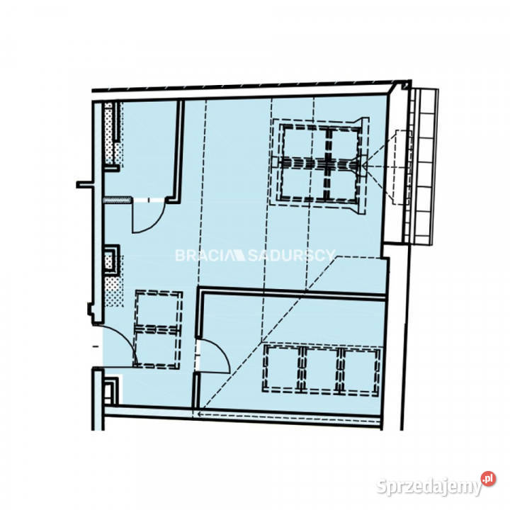 Mieszkanie Kraków 3735m2 2pok kamienica