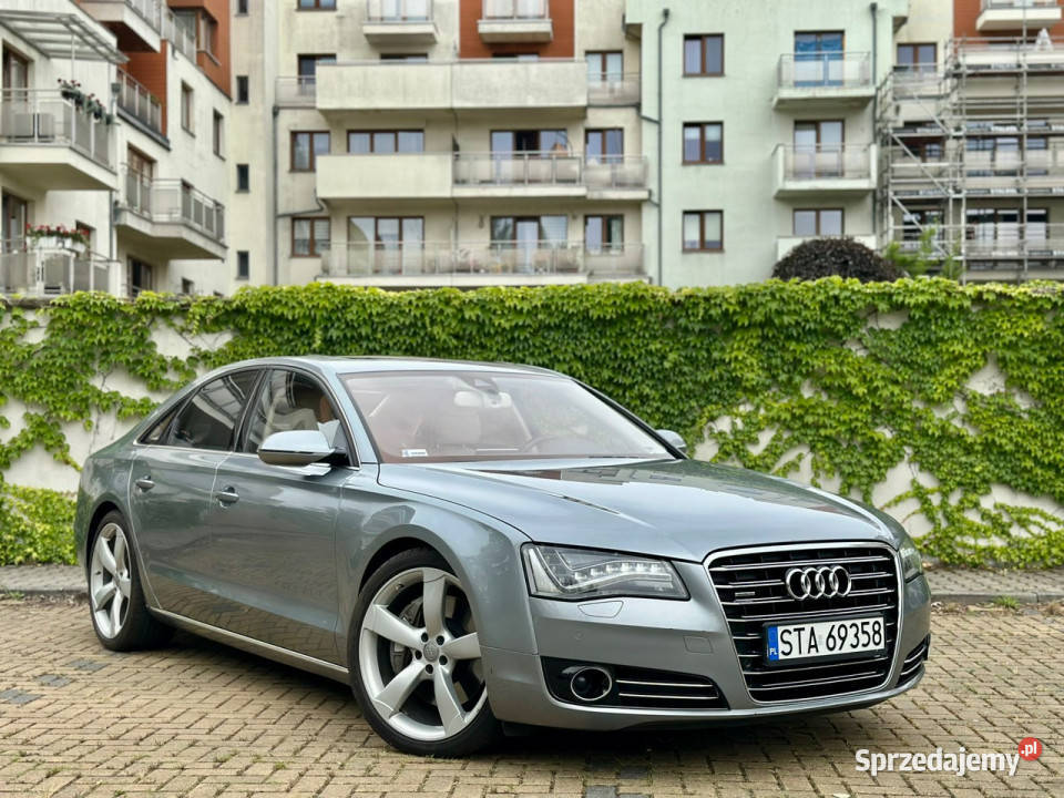 Audi A8 Faktura VAT 23 42 TDI wyposażenie D4 Tarnowskie Góry