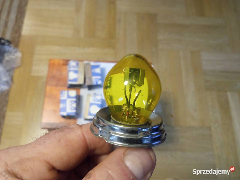 Żarówka żółta Polamp R2 12V Fiat 125p 126p