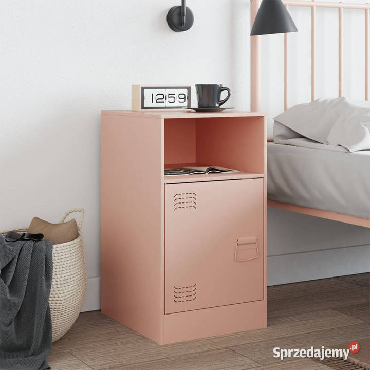 Szafka nocna różowa 345x39x62 stal WM841765 mazowieckie Warszawa sprzedam